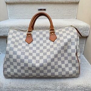 Louis Vuitton Speedy 35 in Damier Azur